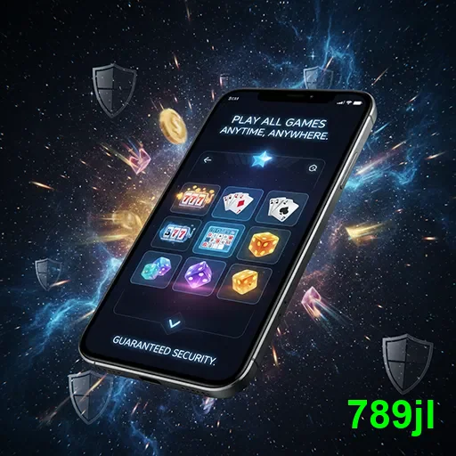 Mobile player enjoying casino games on 789jl app